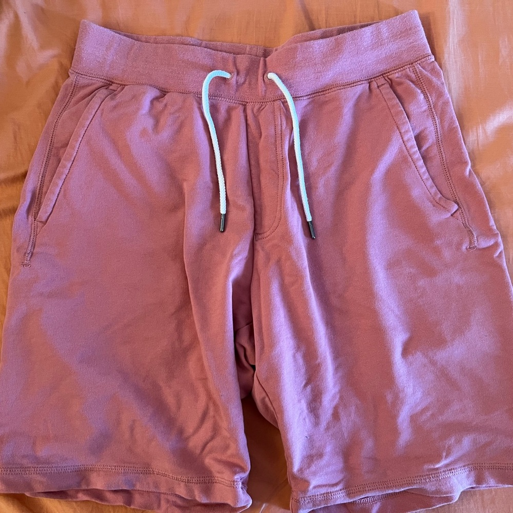 Uniqlo cotton blend shorts in salmon, men’s S